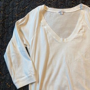 James Perse white top